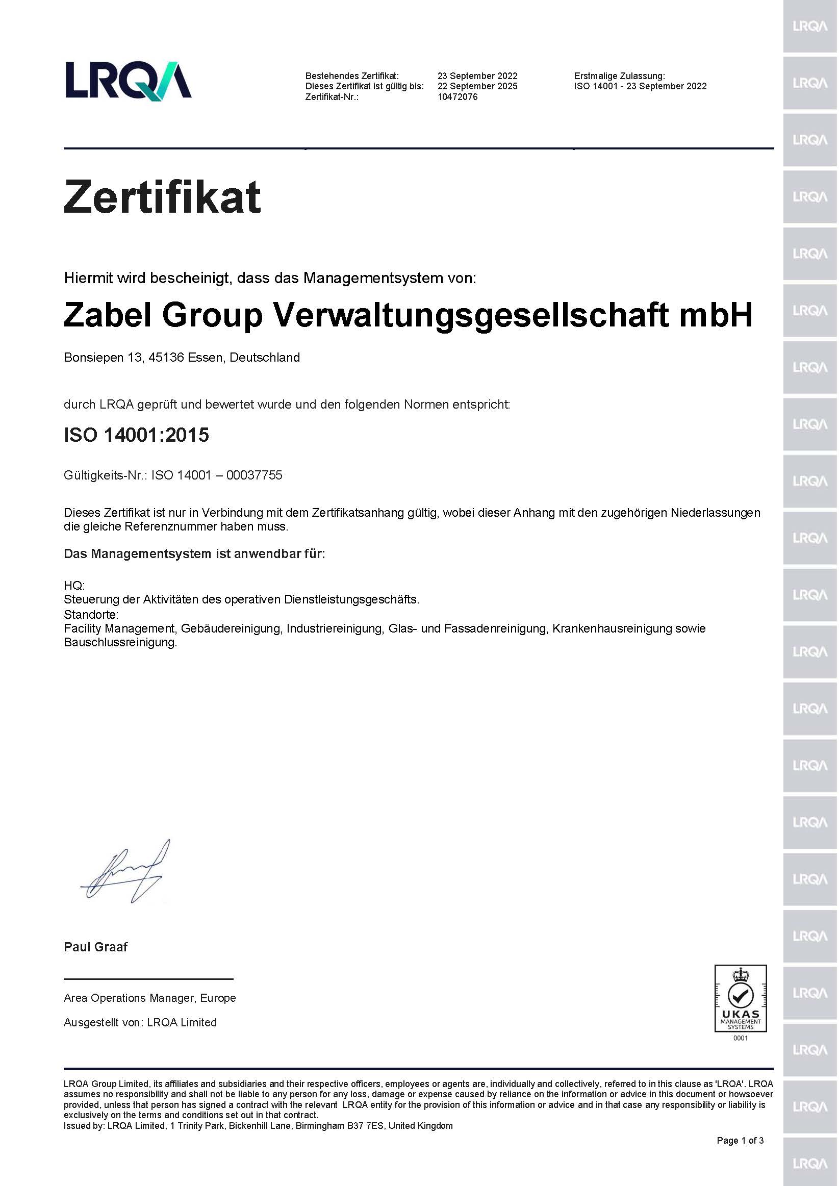 ISO 14001 Seite 1
